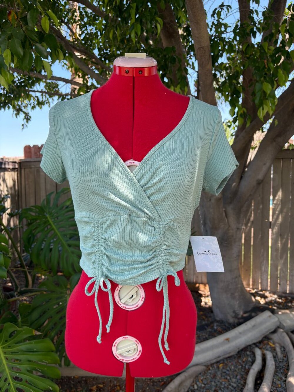 Light Green Crop Top